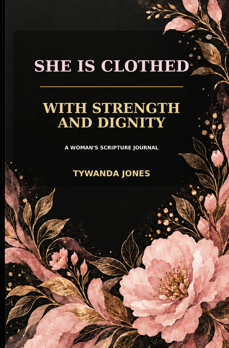 Original front cover of She Is Clothed with Strength and Dignity